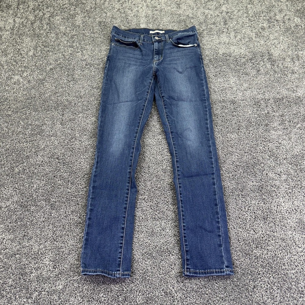 Levis Jeans Womens 30 Blue Slimming Skinny Stretch Medium Wash Denim Casual